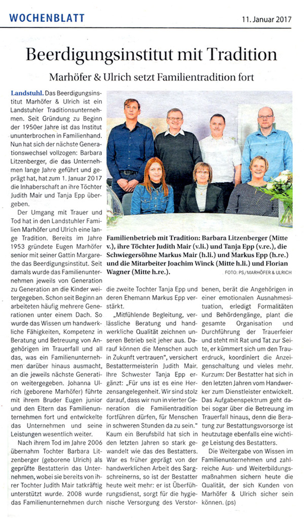 Wochenblatt 11.01.2017